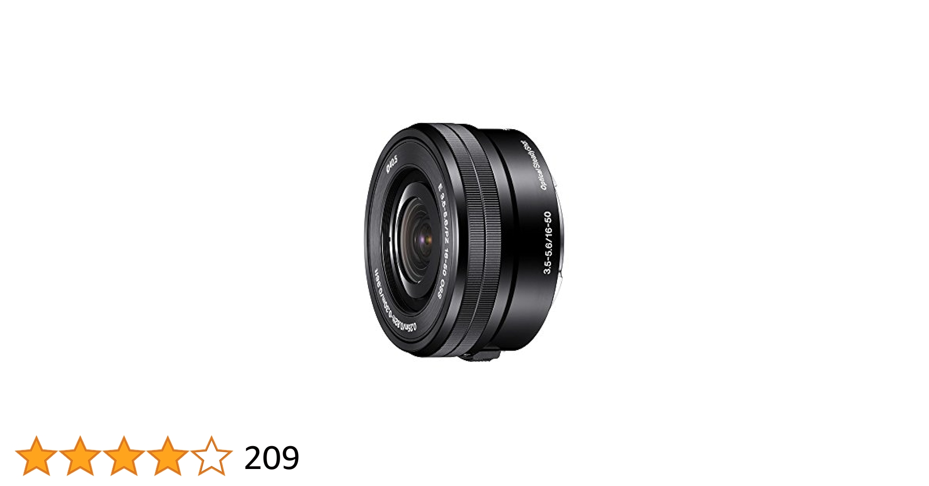 Sony レンズ　16-50 Sony E PZ 16-50mm F3.5-5.6 OSS II - Compact APS-C standard